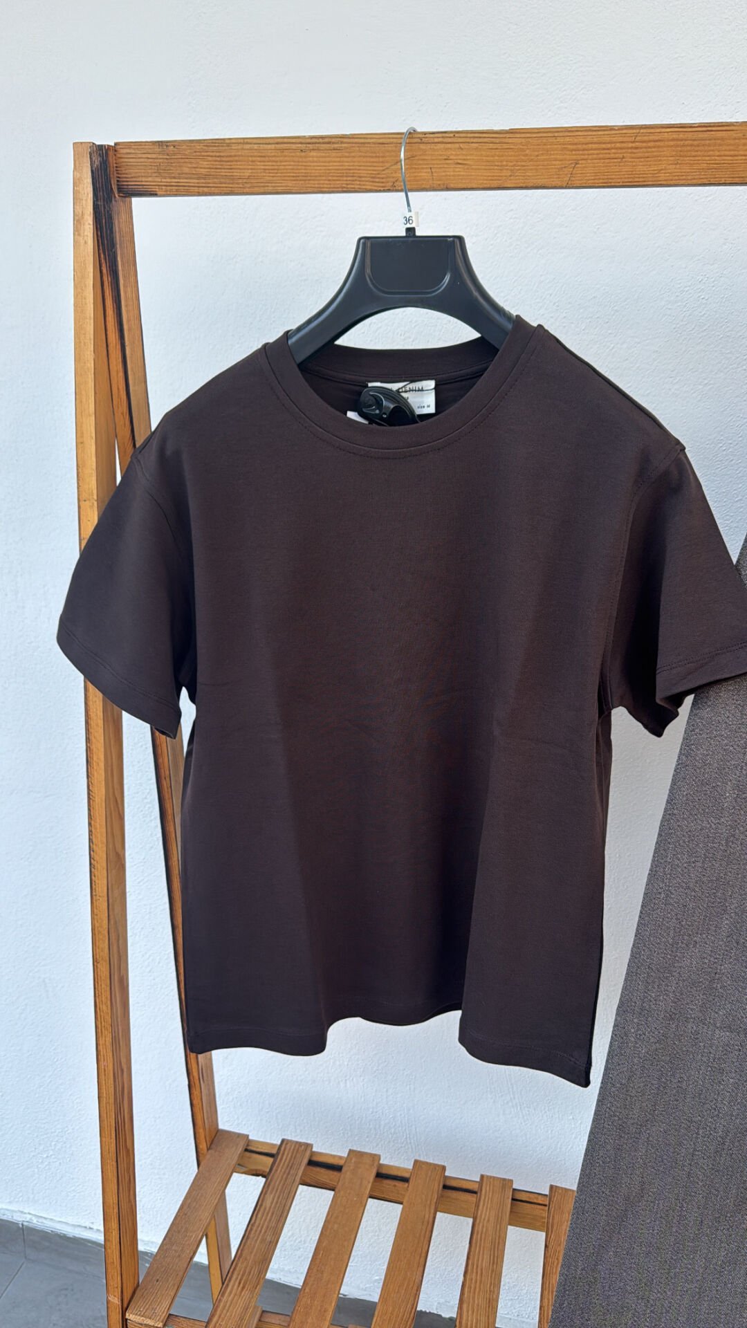 Pılh denim kahve basıc