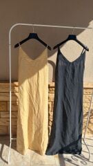 Maison leopard keten uzun elbise