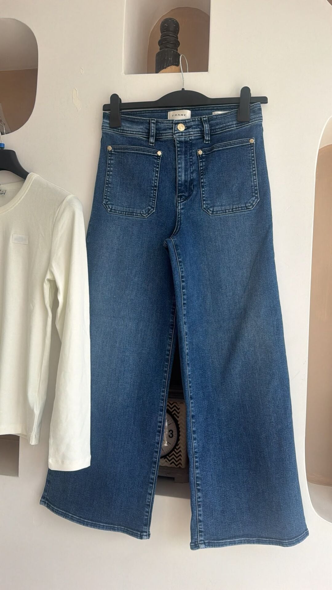 Frame önden cepli jean