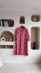 Milano geometrik desenli elbise