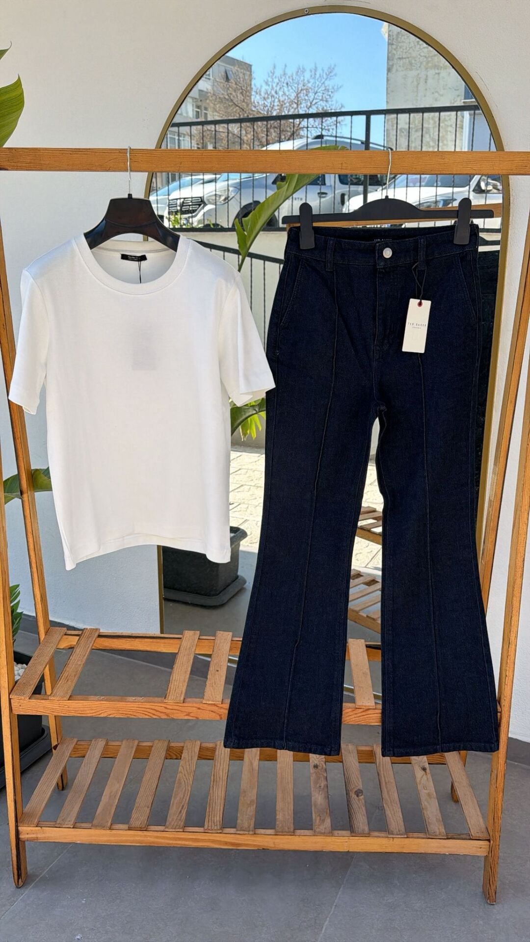 Ted Baker önden dikişli kadın jean