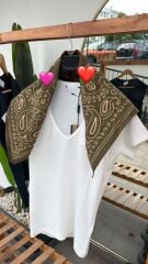 L etnik desen haki fular