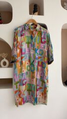 Milano harfli elbise